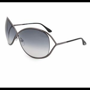 TOM FORD Gunmetal Miranda Sunglasses